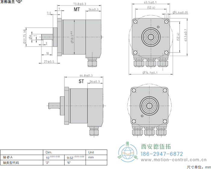 AC58-CC-Link光电绝对值通用编码器外形及安装尺寸(方形法兰Q) - 成人动漫综合网_日韩精品人妻系列无码专区_驯服已婚人妻HD中文字幕_精品香蕉久久久午夜福利_欧美日韩成人高清色视频_少妇精品久久久一区二区三区......
