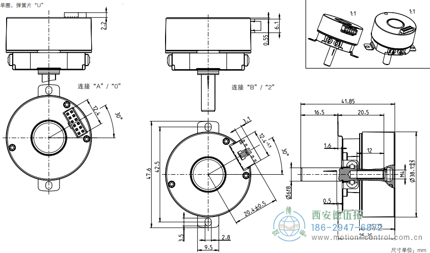 AD34光电绝对值电机反馈编码器外形及安装尺寸(单圈，弹簧片U) - 成人动漫综合网_日韩精品人妻系列无码专区_驯服已婚人妻HD中文字幕_精品香蕉久久久午夜福利_欧美日韩成人高清色视频_少妇精品久久久一区二区三区......