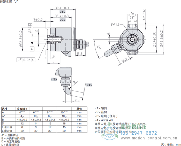RI36-H空心轴光电增量通用编码器外形及安装尺寸(转矩支撑J) - 成人动漫综合网_日韩精品人妻系列无码专区_驯服已婚人妻HD中文字幕_精品香蕉久久久午夜福利_欧美日韩成人高清色视频_少妇精品久久久一区二区三区......